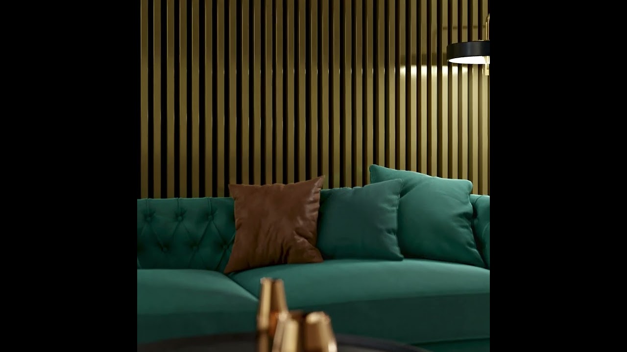 Dekoratyvinės lamelių sienelės