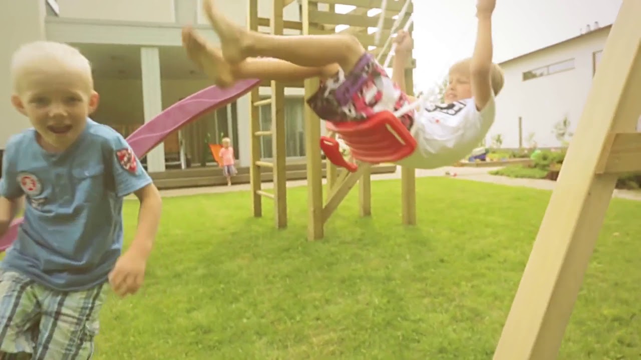 Išpildykite vaikų svajones - medinės vaikų žaidimų aikštelės 4IQ