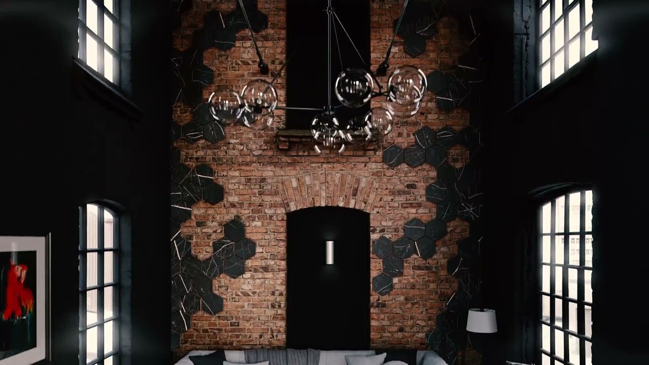 Šešiakampės sienų dekoracijos Hexagon