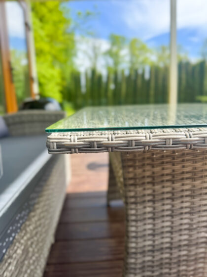 Lauko baldų komplektas „Bianca”, pilkas - Image 7