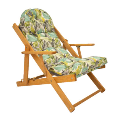 Sulankstoma medinė kėdė "Borneo", žalia