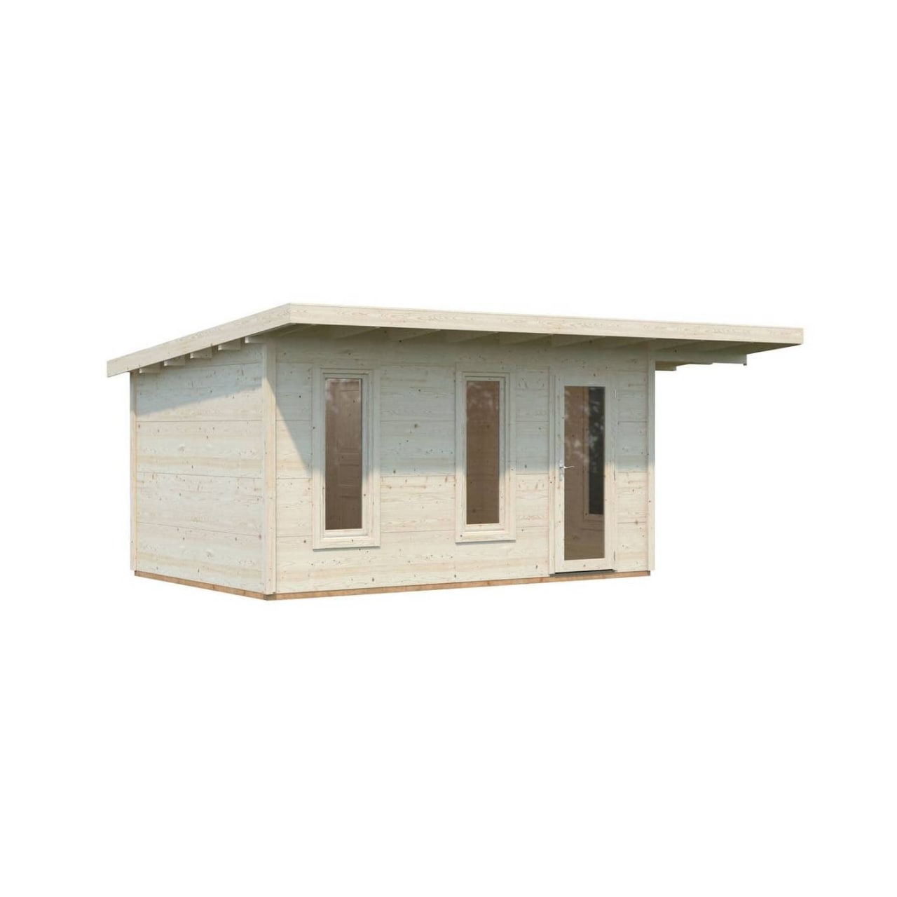 Medinis sodo namelis - namų biuras „Auksė“ 12,4 + 4,1 m2
