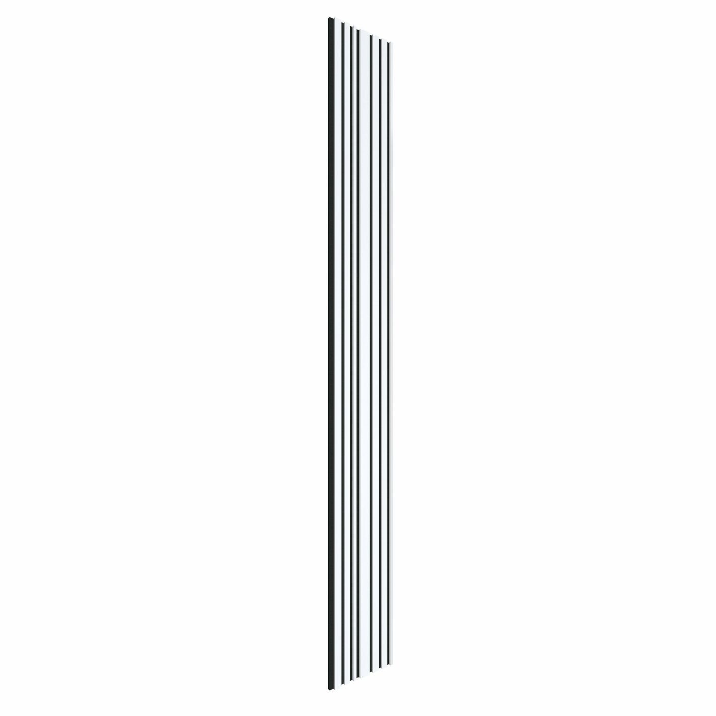 Akustinė lamelių sienelė, 265 x 30 cm, white