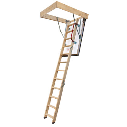 Mediniai palėpės laiptai „Nordic” 120 x 60 cm