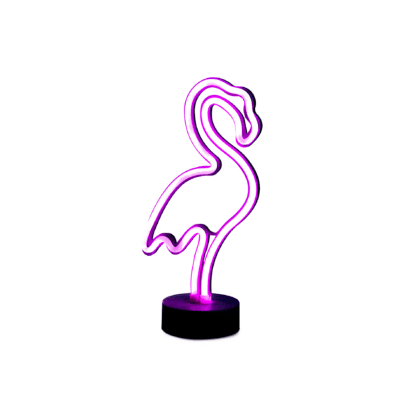 Neoninė LED lempa „Flamingas”