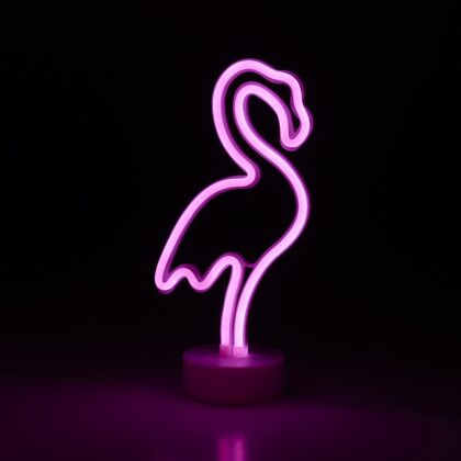Neoninė LED lempa „Flamingas”