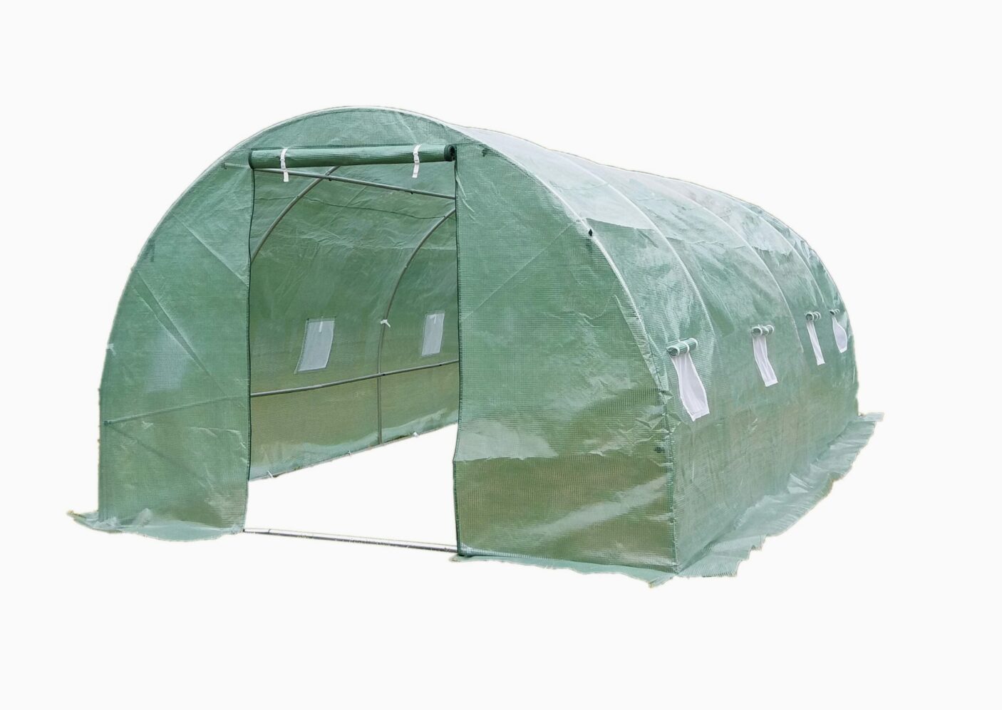 Armuota šiltnamio plėvelė, 3 x 6 m, žalia