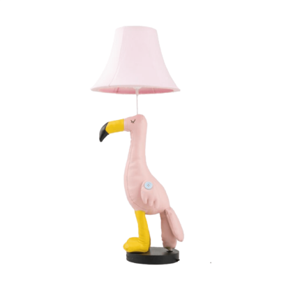 vaikiškas stalinis šviestuvas „flamingas mingas“