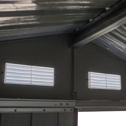 Metalinis sandėliukas "Apuokas" su malkine, 3,5 m2 - Image 17