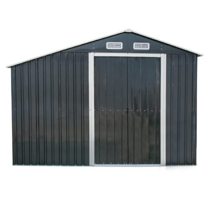 Metalinis sandėliukas "Apuokas" su malkine, 3,5 m2 - Image 9