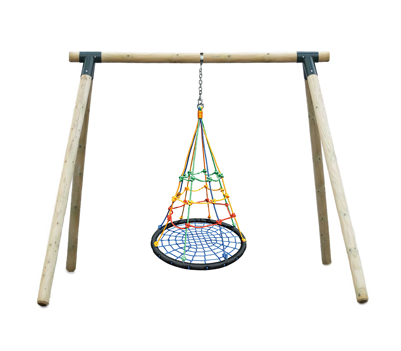 gandrasvingis Sūpynių rėmas su Gandro lizdu ir laipyne - Image 1