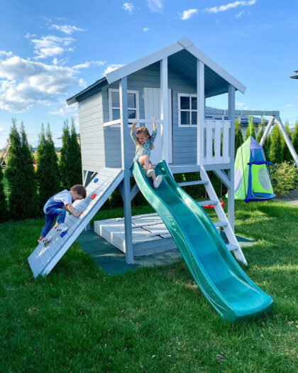 Medinis vaikų žaidimų namelis "Spinduliukas" - Image 9