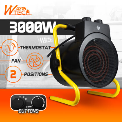 Pramoninis šildytuvas 3000 W - Image 3