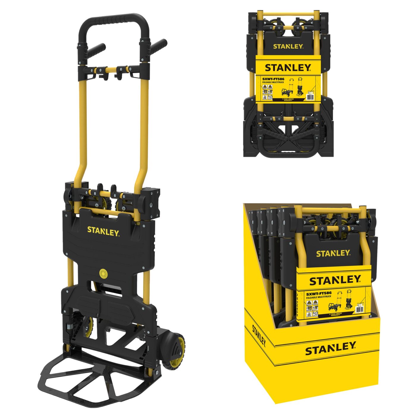 STANLEY SXWTD-FT586 2-in-1 sulankstomas sunkvežimis 80/137 kg