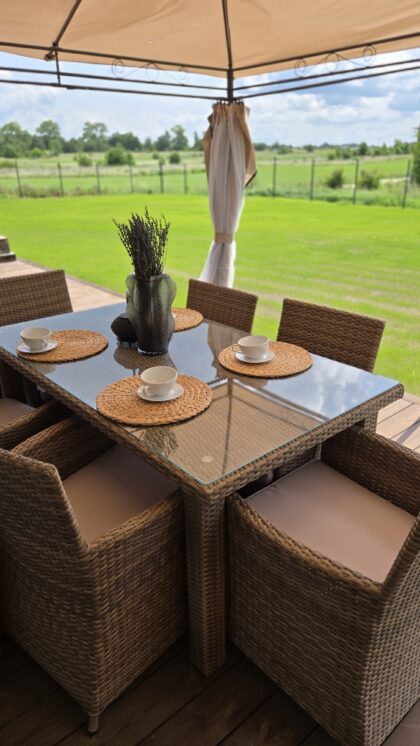 Lauko baldų komplektas „Positano”, smėlio spalvos_ekspozicinė prekė - Image 3