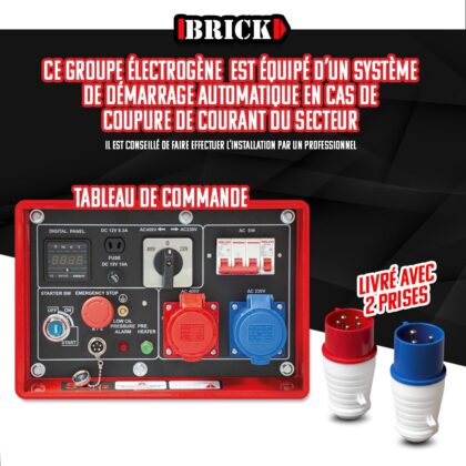 Generatorius 7500W dyzelinis Silenc.Demar.Aut
