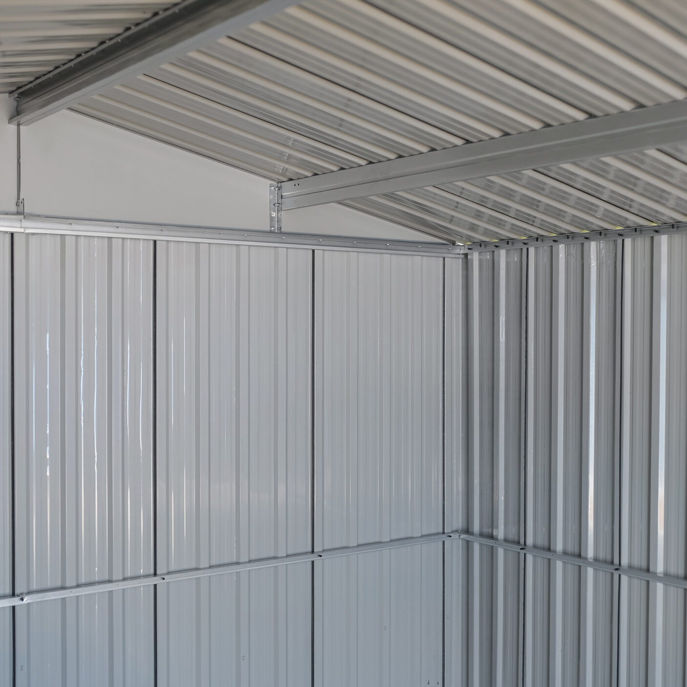 Metalinis sandėliukas "Apuokas" su malkine, 10 m2 - Image 10