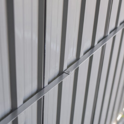 Metalinis sandėliukas "Apuokas" su malkine, 10 m2 - Image 12
