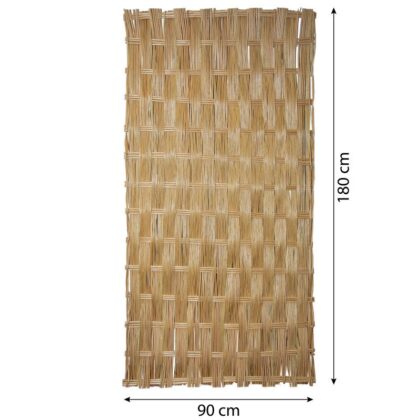 Dekoratyvinė pinta tvorelė, 180×90 cm, smėlio spalvos - Image 3
