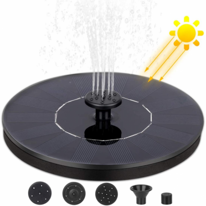 Fontano siurblys su saulės baterija LOTOSAS, 160 mm, LED - Image 5