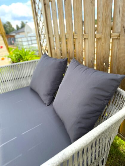 Lauko baldų komplektas „Gordo”, tamsiai pilkas - Image 11