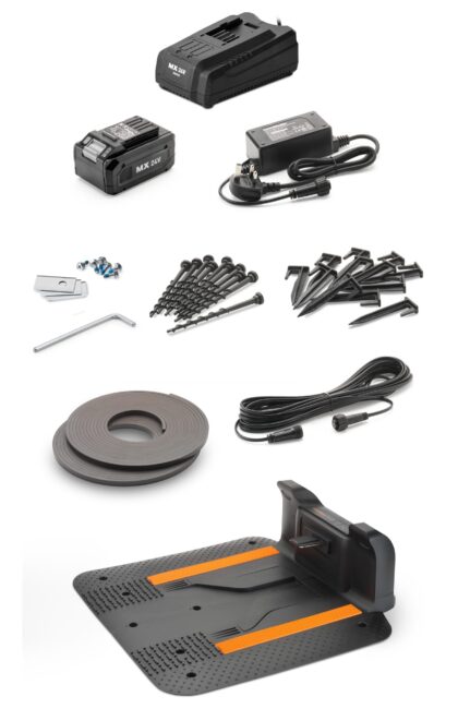 Belaidis vejos pjovimo robotas Lawnmaster 27 V, 4 Ah, 600m2 - Image 6