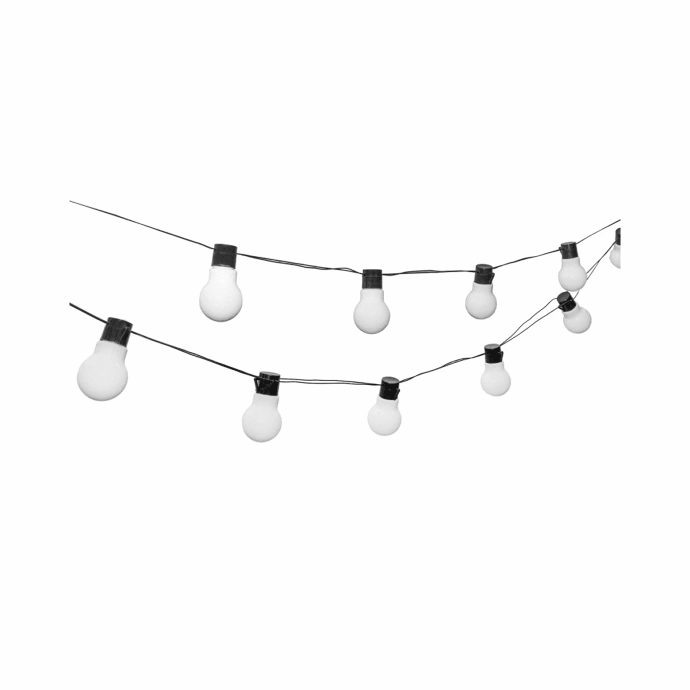 LED lempučių girlianda su saulės baterija, 2 m - Image 1