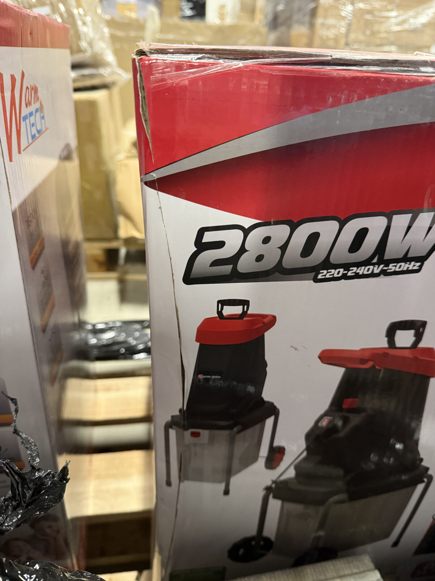Elektrinis šakų smulkintuvas 2800 W ELEM GARDEN TECHNIC BV2845W - prekė su defektu - Image 5
