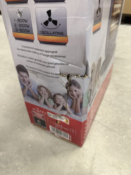 Infraraudonųjų spindulių šildytuvas Warm Tech, 1600 W - prekė su defektu - Image 2
