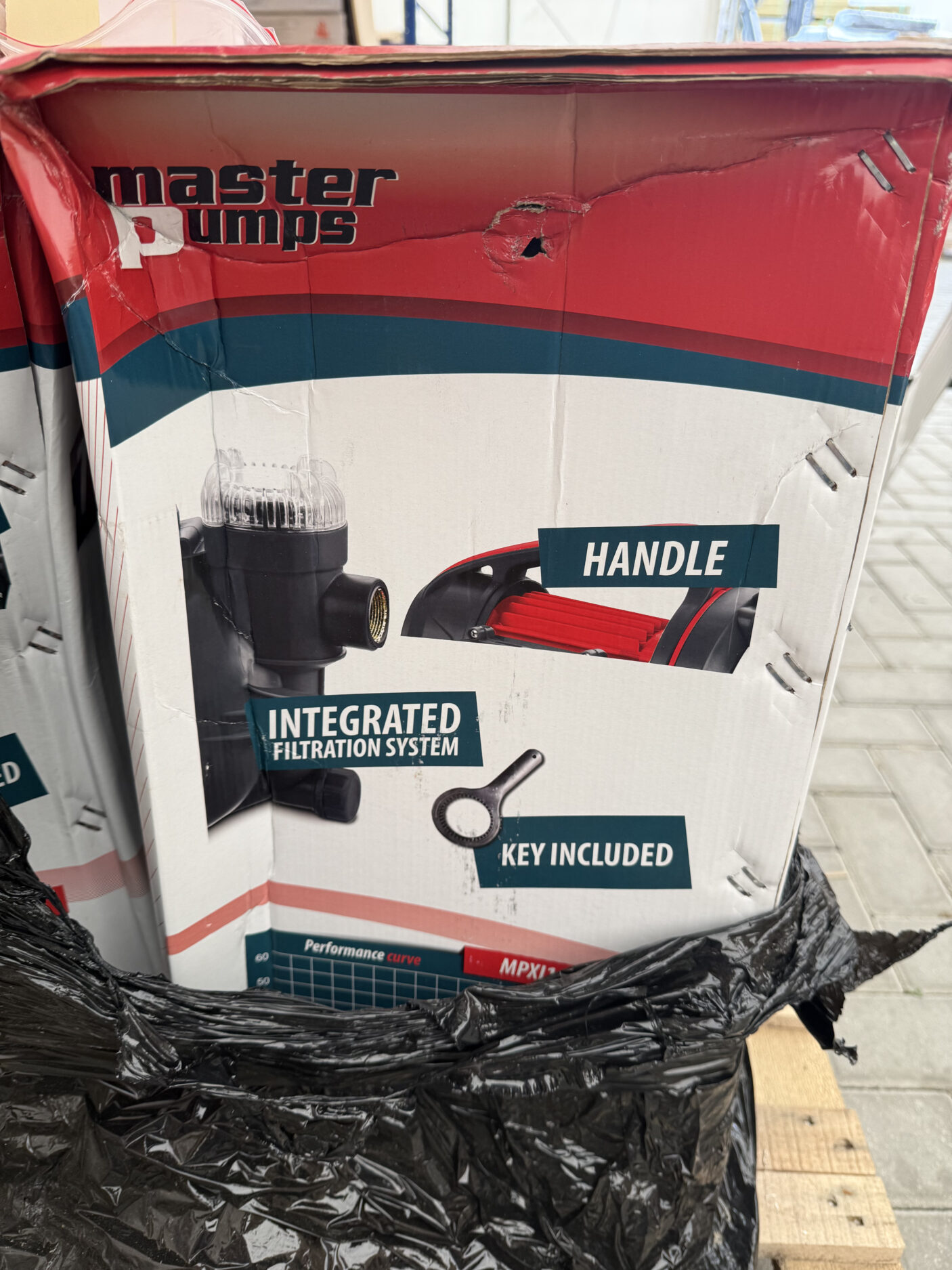 Hidroforas Master Pumps, 1100 W, 24 L - prekė su defektu - Image 3