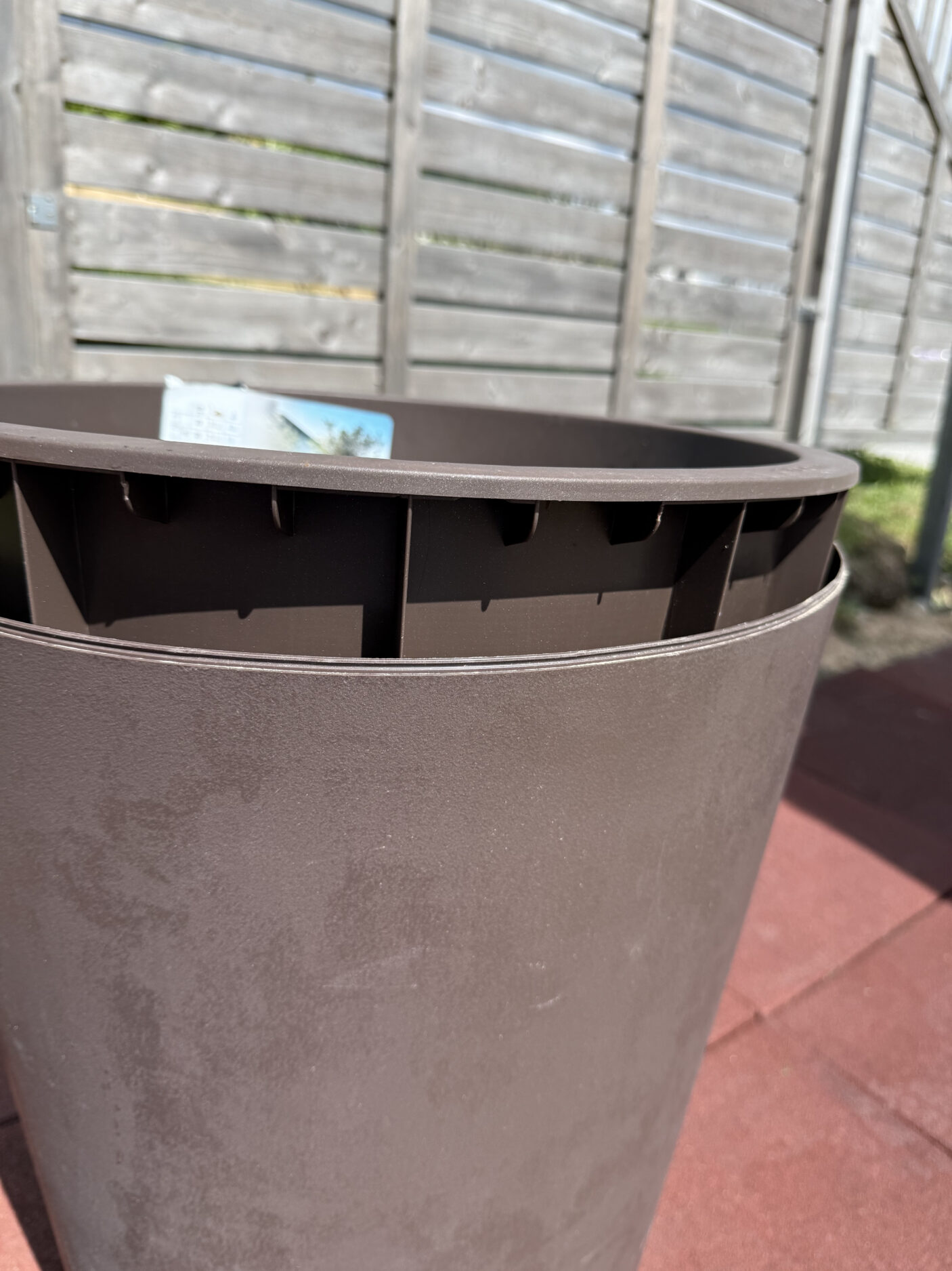 Vazonas "Granitas" su vandens rezervuaru, 53 cm - prekė su defektu - Image 2