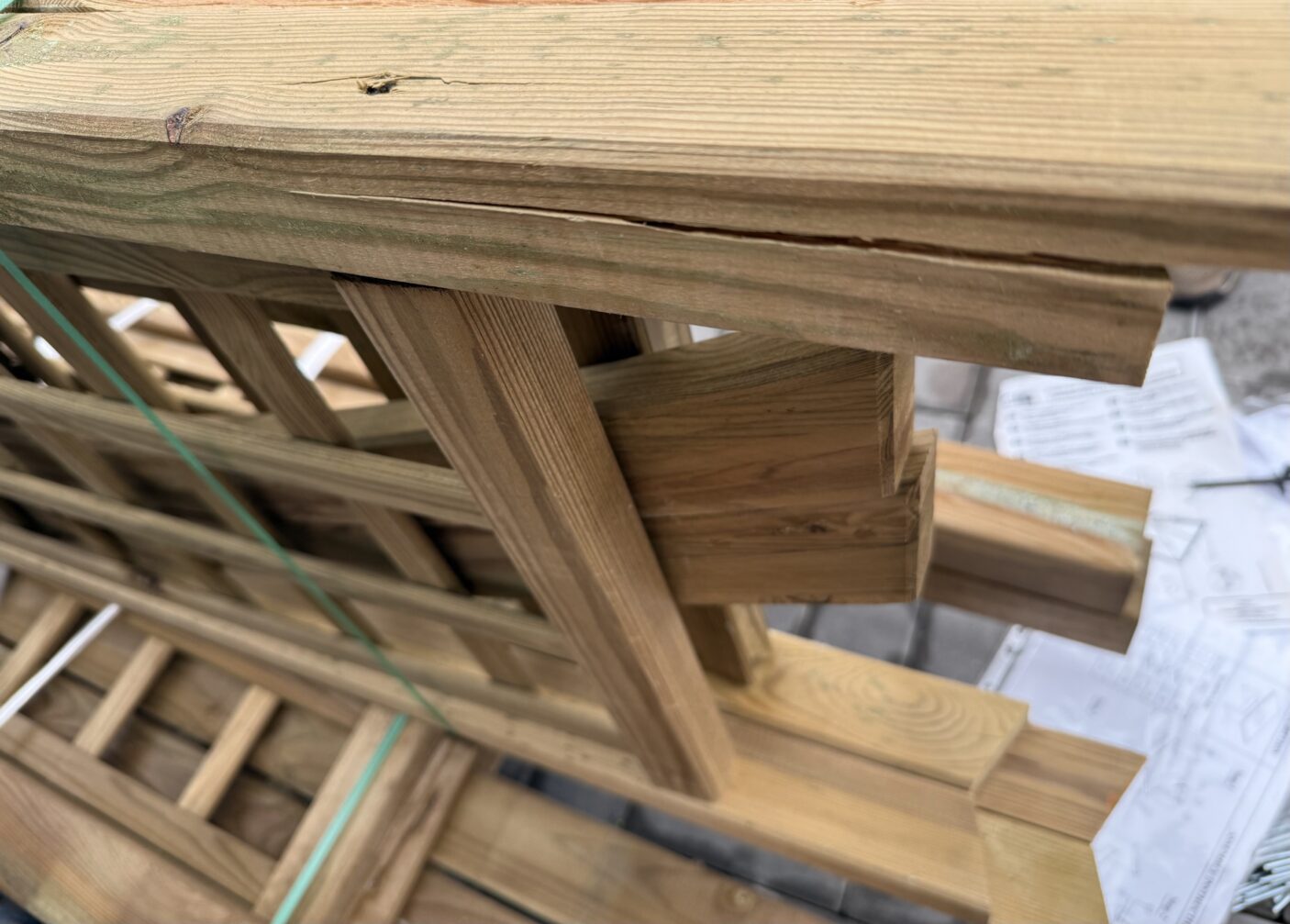 Medinė arka Pergola2, 180 x 70 x 220 cm - prekė su defektu - Image 2