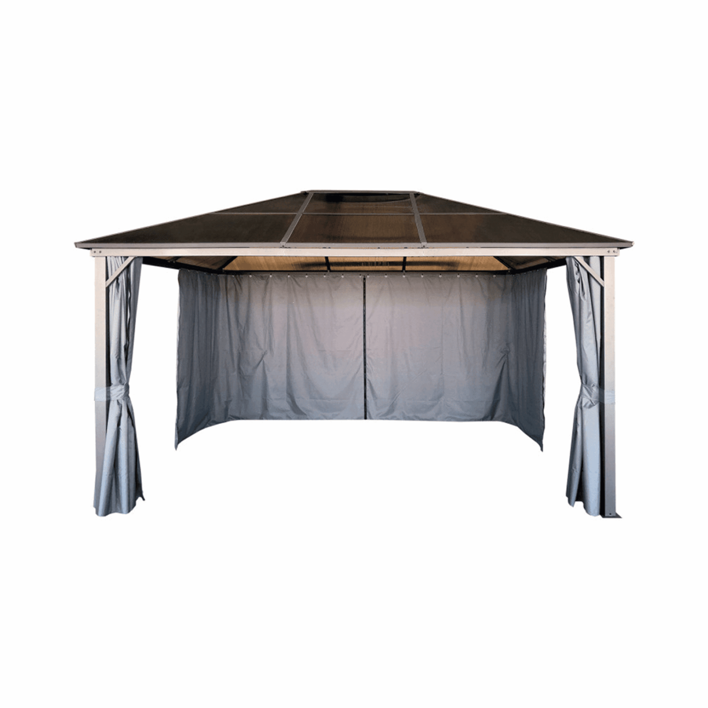 Lauko pavėsinė "Samanta", 3 x 4 m, su užuolaidomis - Image 1
