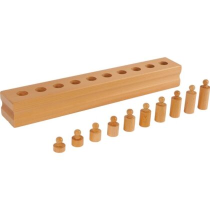 Montessori blokas su cilindrais 4