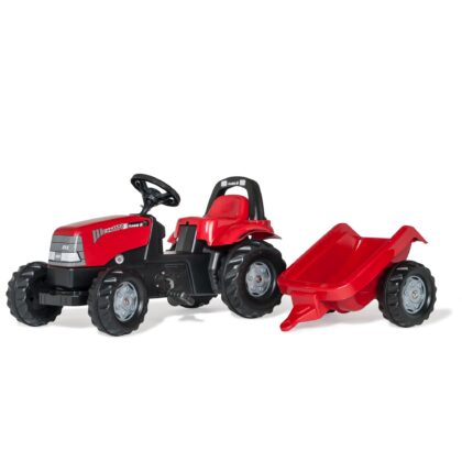 Minamas traktorius su priekada, Case 1170 CVX, raudonas