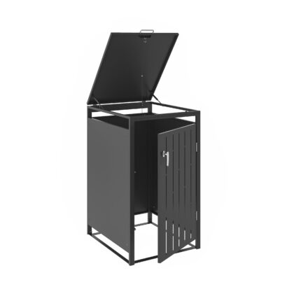 Metalinė konteinerio stoginė, vienguba, MBB02-1A, antracito
