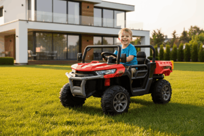 Vaikiškas elektrinis bagis, raudonas - Image 2