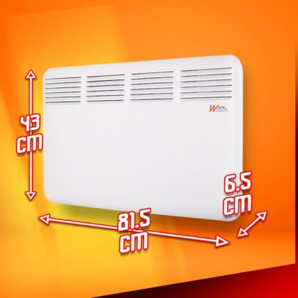 Sieninis konvektorius 2000W Elec. Termostatas
