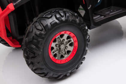 Vaikiškas elektrinis keturratis, raudonas - Image 7