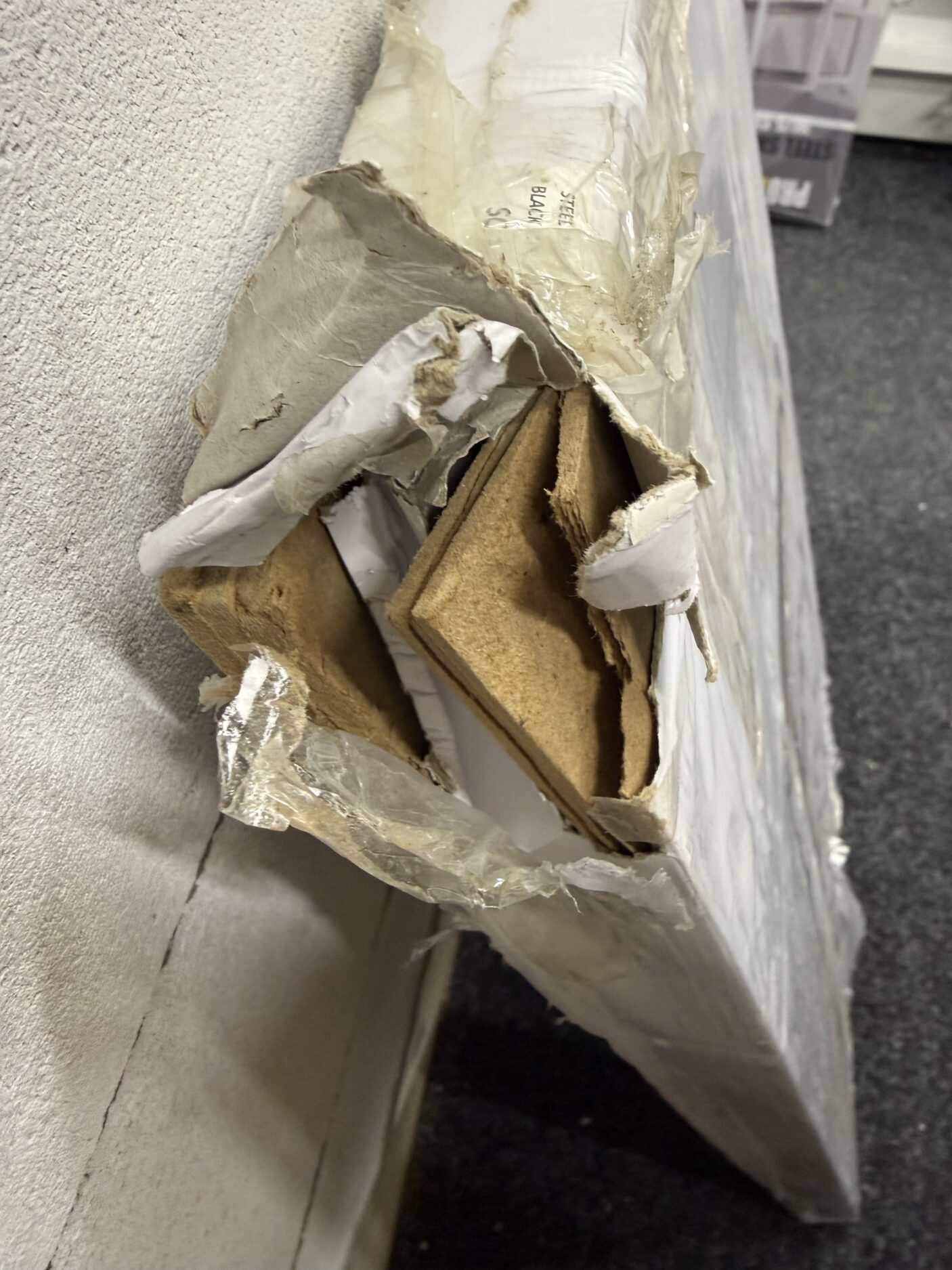 Sandėliavimo lentyna - stelažas, 180x90x40 cm, 175kg, juoda_prekė su defektu - Image 2