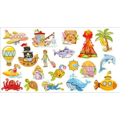 Mega Magnetic Board Sea figūrėlės