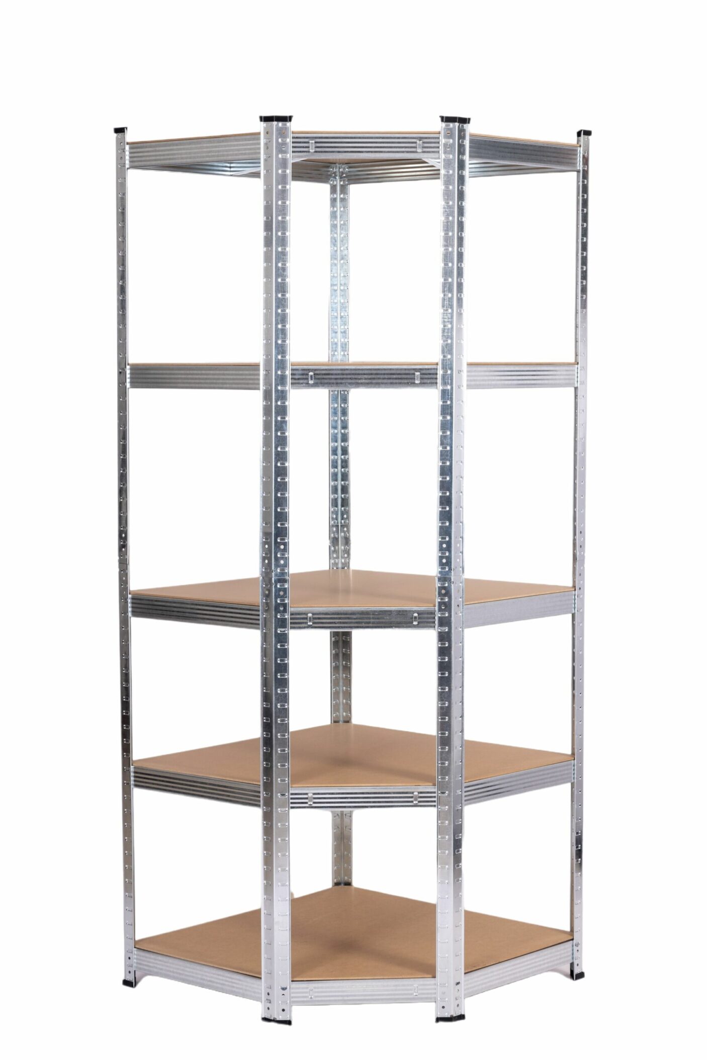 Kampinė sandėliavimo lentyna – stelažas 180x70x70x40 cm, 175 kg