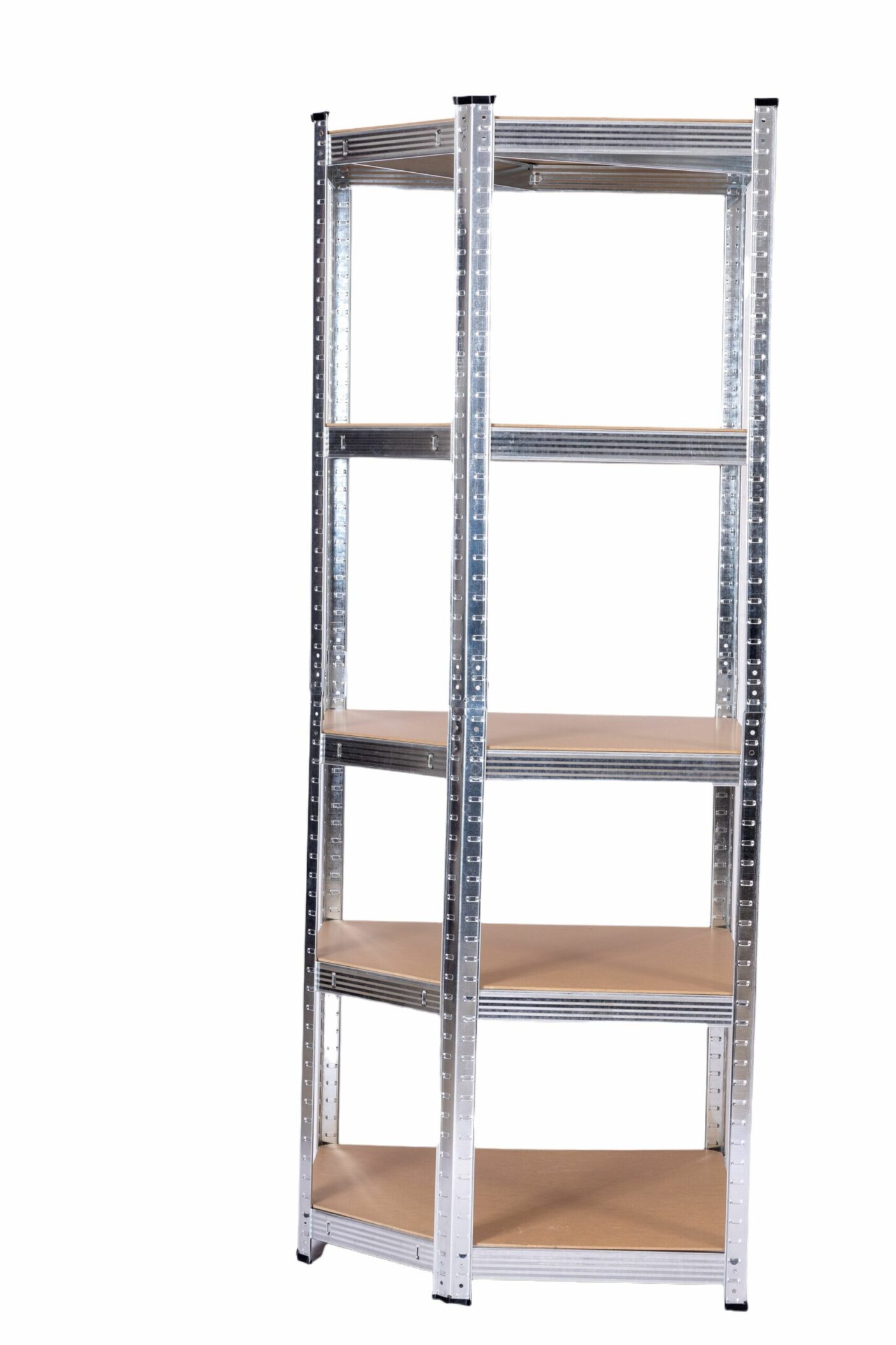 Kampinė sandėliavimo lentyna – stelažas 180x70x70x40 cm, 175 kg