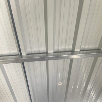 Metalinis sandėliukas su malkine, 9,35 m2, antracitas