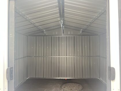 Metalinis sandėliukas, 9,73 m2, antracito