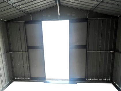 Metalinis sandėliukas, 11,7 m2, antracitas