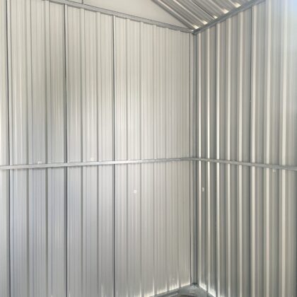 Metalinis sandėliukas su malkine, 9,35 m2, antracitas