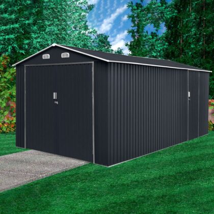 Metalinis garažas su sandėliuku, 15 m2