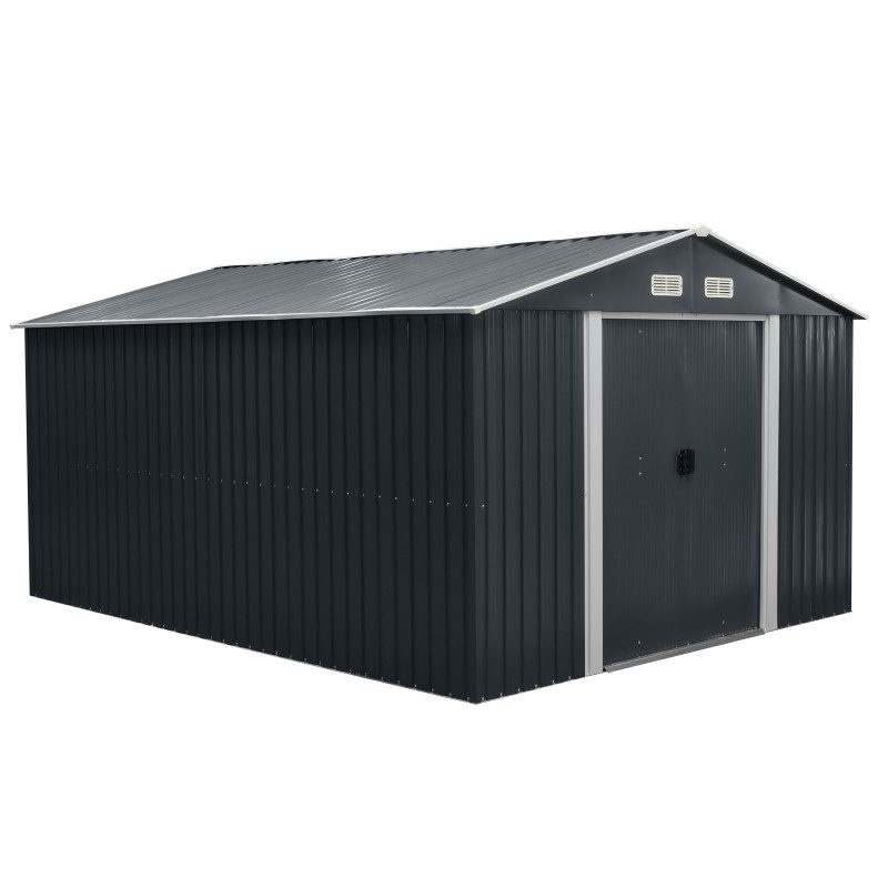 Metalinis sandėliukas|Metalinis sandėliukas4|Metalinis sandėliukas3|Metalinis sandėliukas2 Metalinis sandėliukas „Apuokas”, 11 m2