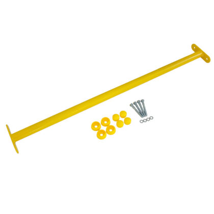 Metalinis skersinis 90 cm, geltonas